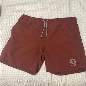 Rhythm Rust Red Men's Shorts